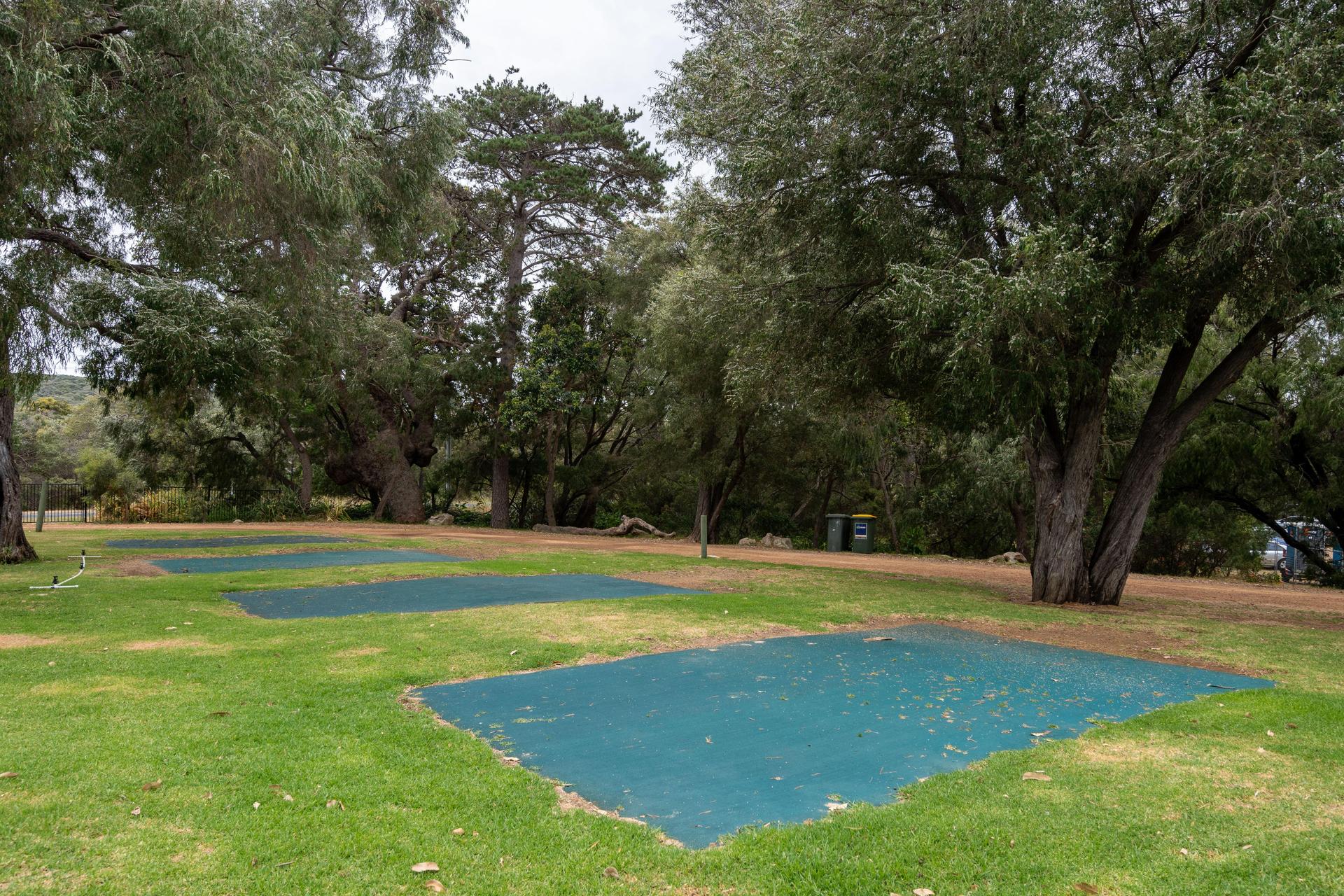 Powered Grass Tent Site - 1